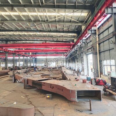 Precision Fabricated Steel Arch Bridge | AASHTO LRFD20 AWS D1.5 ASTM A709 Certified Heavy Structure