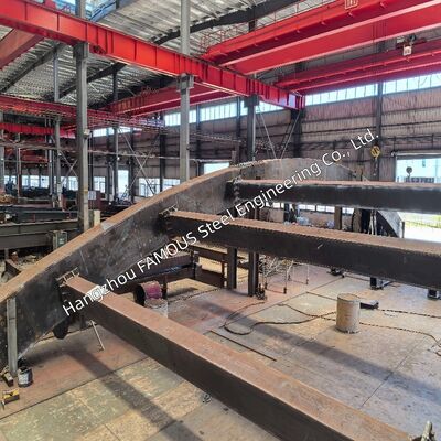 AWS D1.5 Curved Steel Arch Bridge | AASHTO LRFD & ASTM A709 US Highway Certified