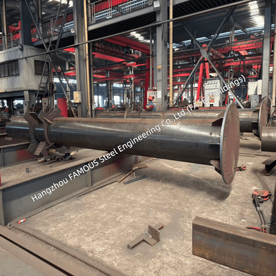 Heavy-Duty Tubular Steel Columns for Wharf and Marine Infrastructure – EN 10219 Hollow Sections with Hot-Dip Galvanizing