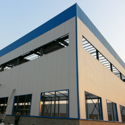 Pre-Engineered Heavy-Duty Steel Factory Building with AISC-Compliant Truss System