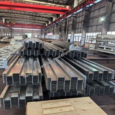 4mm S350 Hot Galvanized Composite Steel Bridge Decking for Highway Permanent Formwork