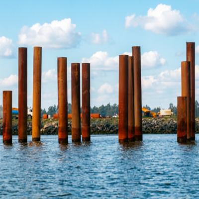 High Performance Steel Bridge Piles | Tailored Foundation Piling Components