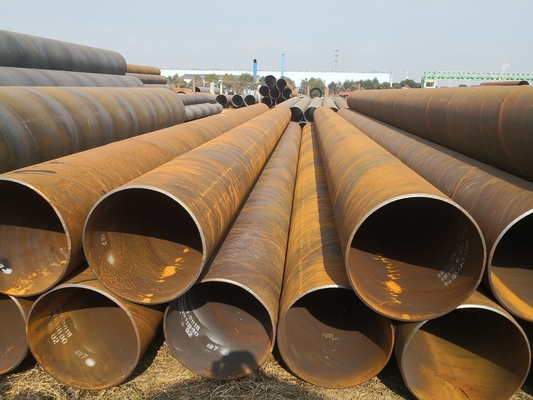 Structural Steel Pipes Piling Bridge Port Cold Formed Steel Construction Fabrication ASTM A252