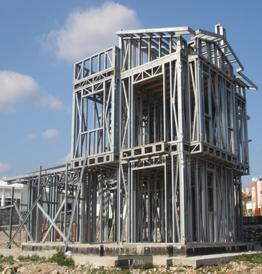 Stud Cold Formed Light Gauge Steel House Construction Roof Trusses Framing