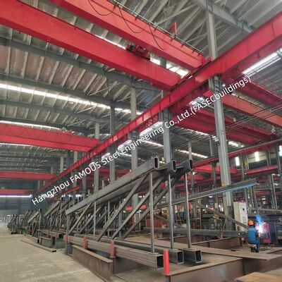 Custom Fabricated Steel Truss Structure for Industrial Buildings & Bridges