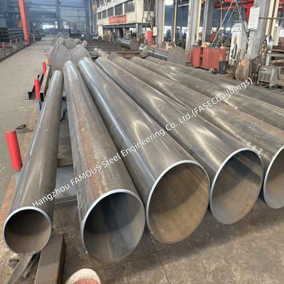 Prefabricated Tubular Steel Columns with AS4100 and EN 1090 Compliance – NDT Tested for Global Building Projects