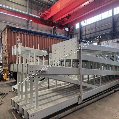 AISC 360 Certified Prefab Box Section Portal Frame Rafter for Industrial Steel Workshop